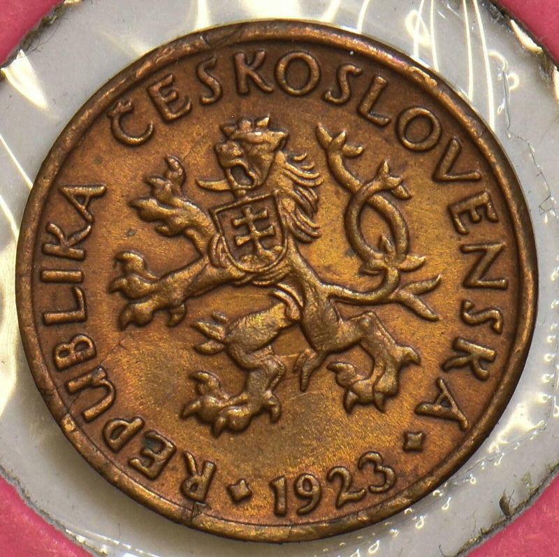 Czechoslovakia 1923 5 Haleru UNC P190131 combine shipping0