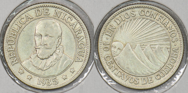 Nicaragua 1935 10 Centavos P290385 combine shipping0
