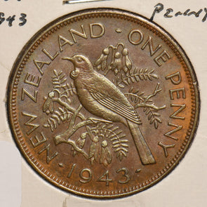 New Zealand 1943 Penny Bird animal P240041 combine shipping2
