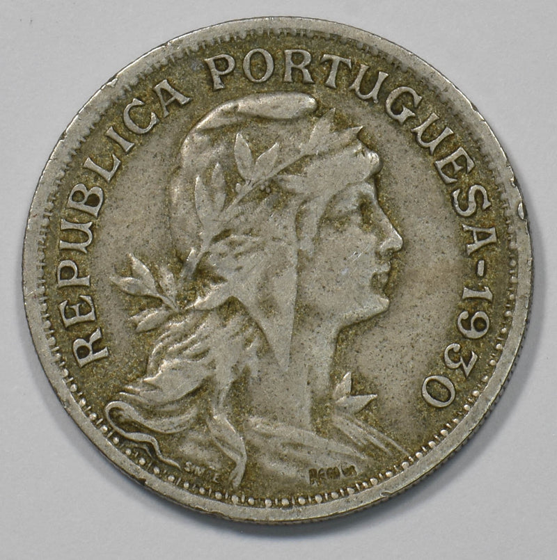 Portugal 1930 50 Centavos Allegorical female P902835 combine shipping0
