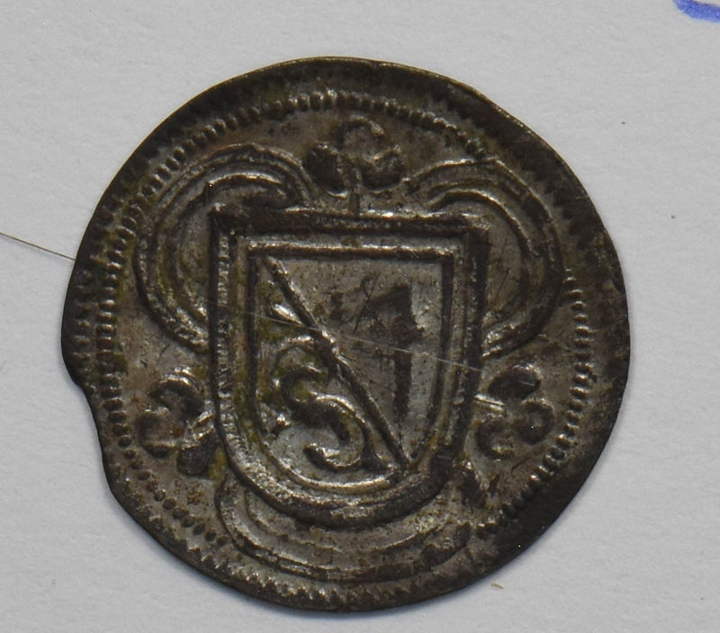 Swiss Cantons N.D 1632-1633-B 1 Rappen XF AU Billon Zurich P490466 combine shipp0