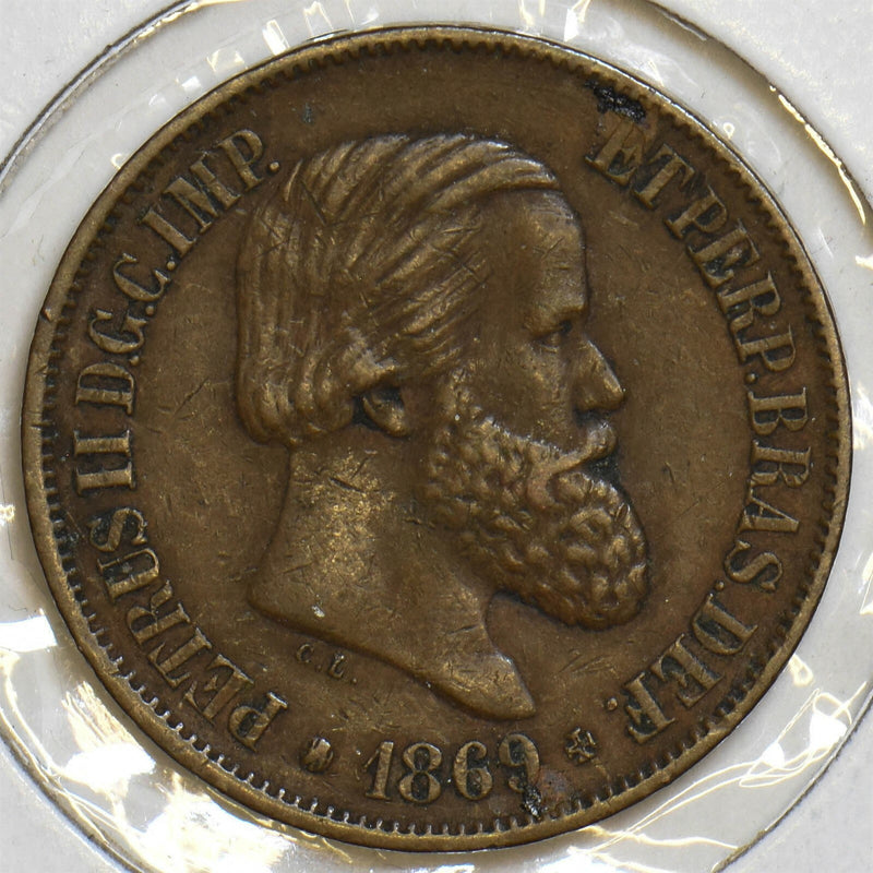 Brazil 1869 20 Reis P190140 combine shipping0