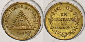 Nicaragua 1943 Centavo P290285 combine shipping0