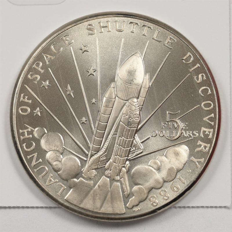 Marshall Islands 1988 Republic/Space Shuttle Discovery 5 Dollars P9042180