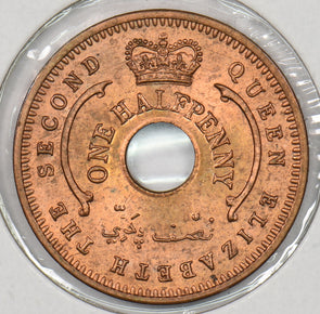 Nigeria 1959 1/2 Penny P290408 combine shipping2