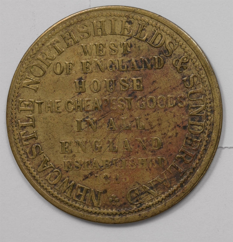 England 1825 Medal AU Hill & Co. Sunderland 19th Century P490525 combine shippin0