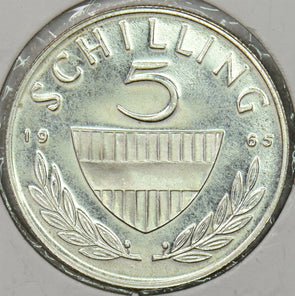 Austria 1965 5 Schilling Horse animal P190397 combine shipping1
