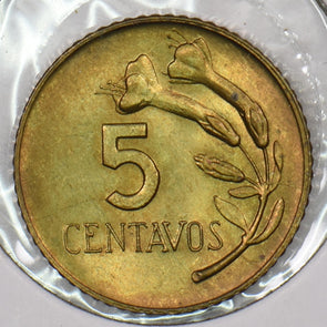 Peru 1966 5 Centavos P190300 combine shipping2