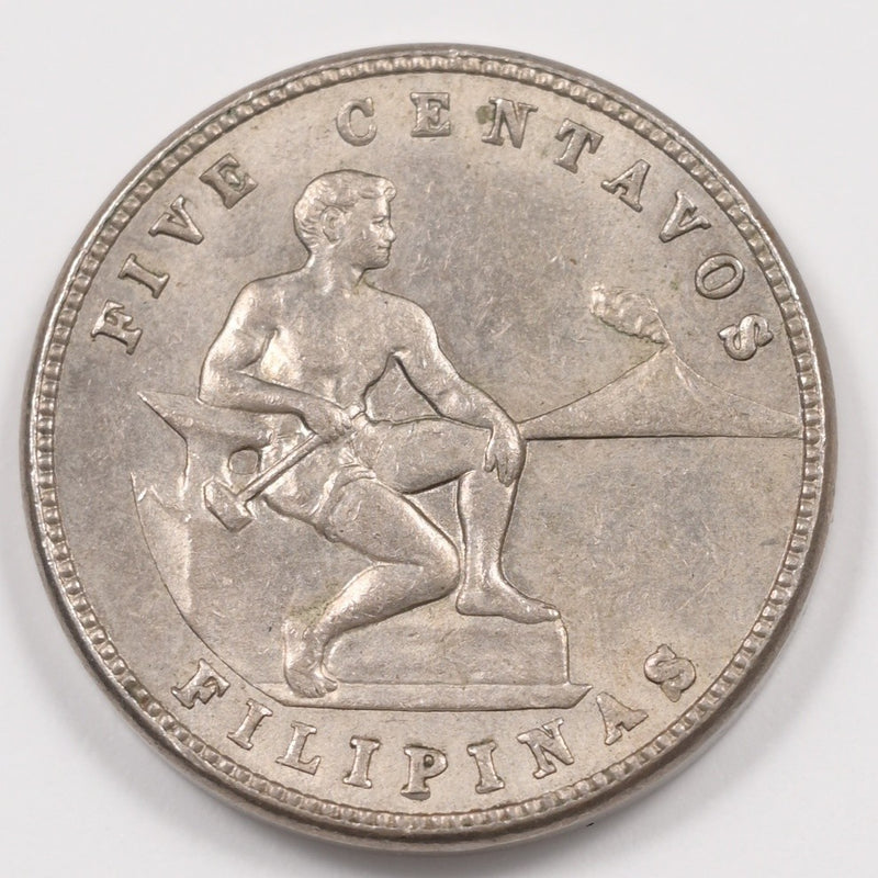 Philippines 1938-M Commonwealth 5 Centavos P1917420