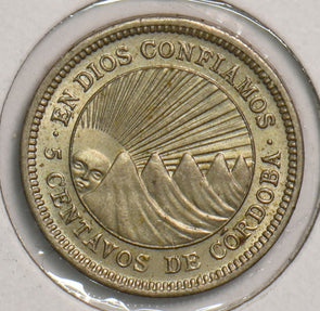 Nicaragua 1965 5 Centavos P290269 combine shipping2