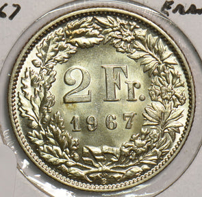 Switzerland 1967 2 Francs P290314 combine shipping2