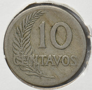 Peru 1919 10 Centavos Bust of Ceres P903536 combine shipping1