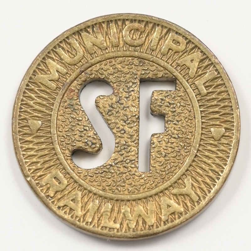 San Francisco Municipal Railway One Fare Token P1515280