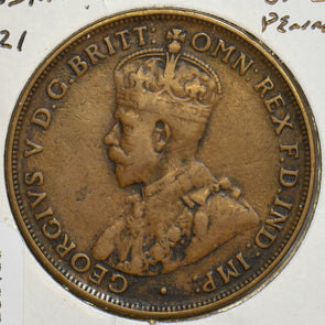 Australia 1921 Penny P290135 combine shipping0