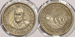 Nicaragua 1954 5 Centavos P150129 combine shipping0