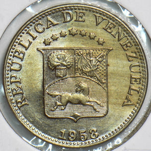 Venezuela 1958 5 Centimos P490015 combine shipping1