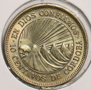 Nicaragua 1954 10 Centavos P490081 combine shipping2