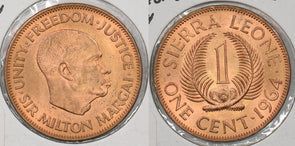 Sierra Leone 1964 Cent P190226 combine shipping0