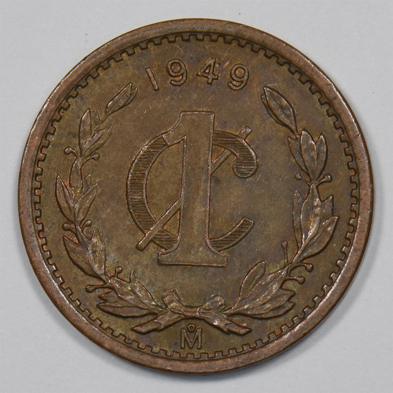 Mexico 1949-MO Coat of Arms Centavo P9025360