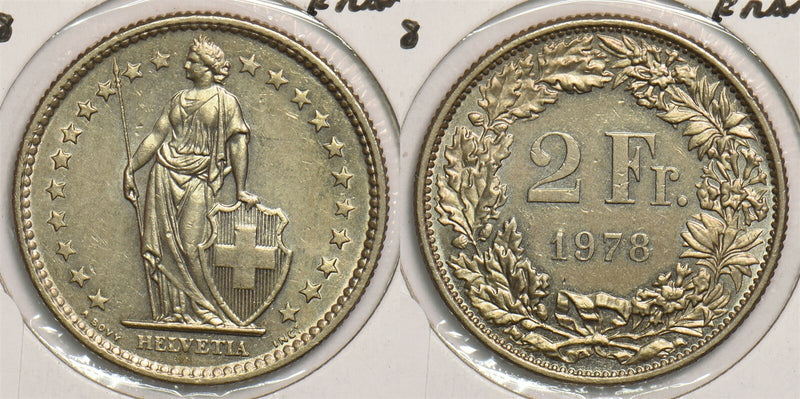 Switzerland 1978 2 Francs animal P150046 combine shipping0