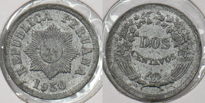 Peru 1950 2 Centavos P190315 combine shipping0