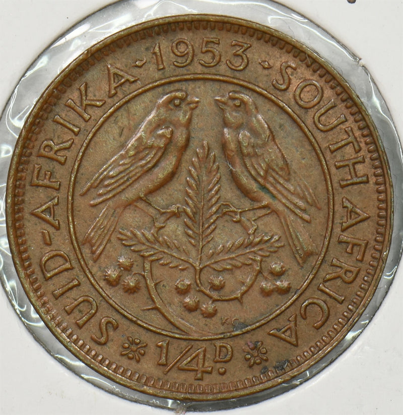 South Africa 1953 1/4 Penny Cape Sparrows animal P900284 combine shipping0