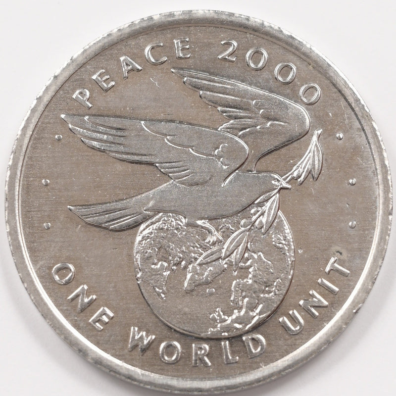 Private Issue 2000 Peace One World Unit Token P9047940