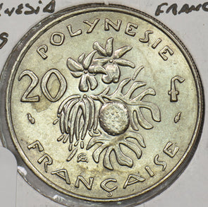 French Polynesia 1979 20 Francs P190310 combine shipping2