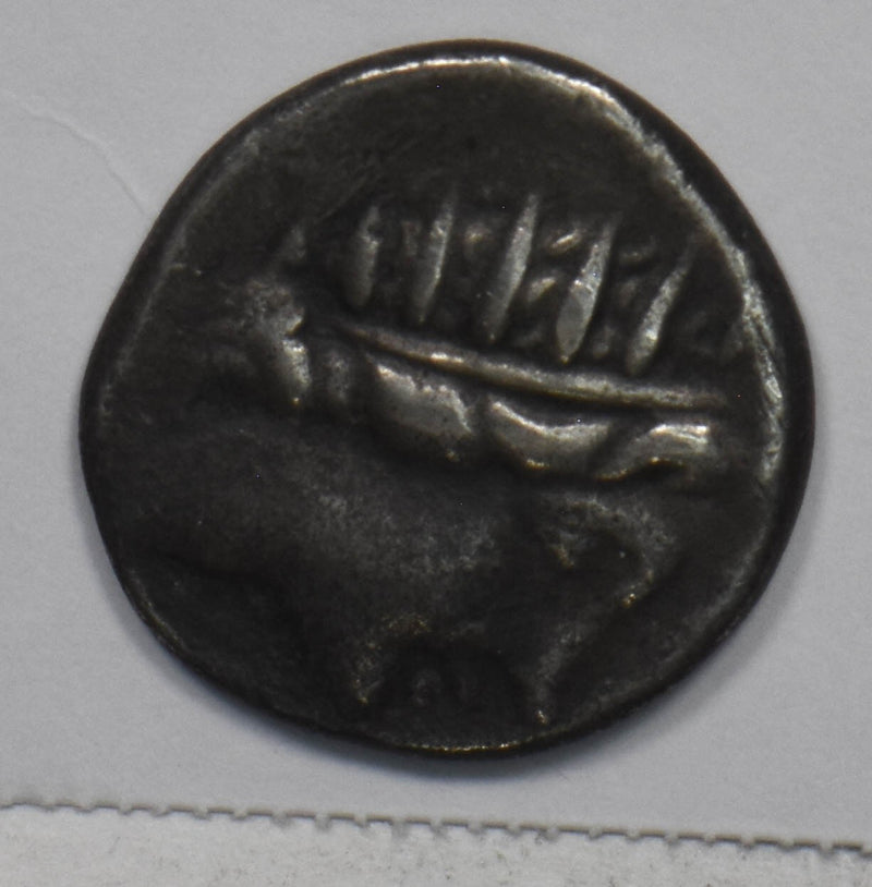 166-88 BC 1/2 Drachm Silver Rhodes Caria Head of Helio P490435 combine shipping0