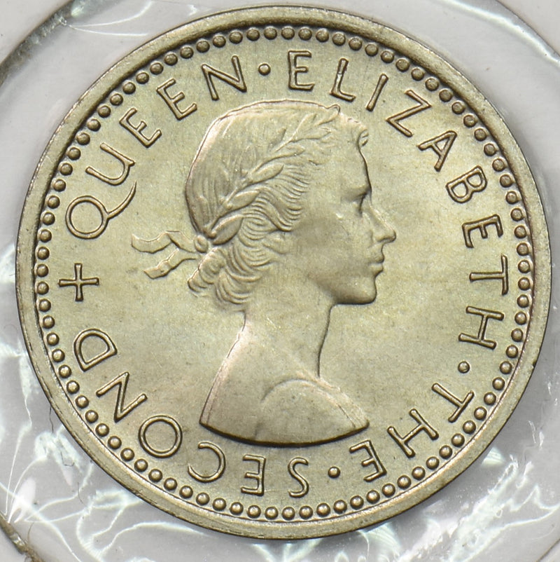 New Zealand 1964 3 Pence P190410 combine shipping0