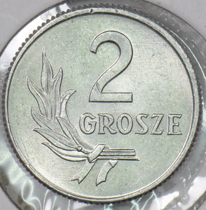 Poland 1949 2 Groszy Eagle P190607 combine shipping1