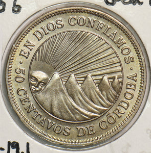Nicaragua 1956 50 Centavos Gem BU P290284 combine shipping2