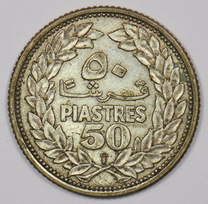 Lebanon 1952 50 Piastres P190270 combine shipping2