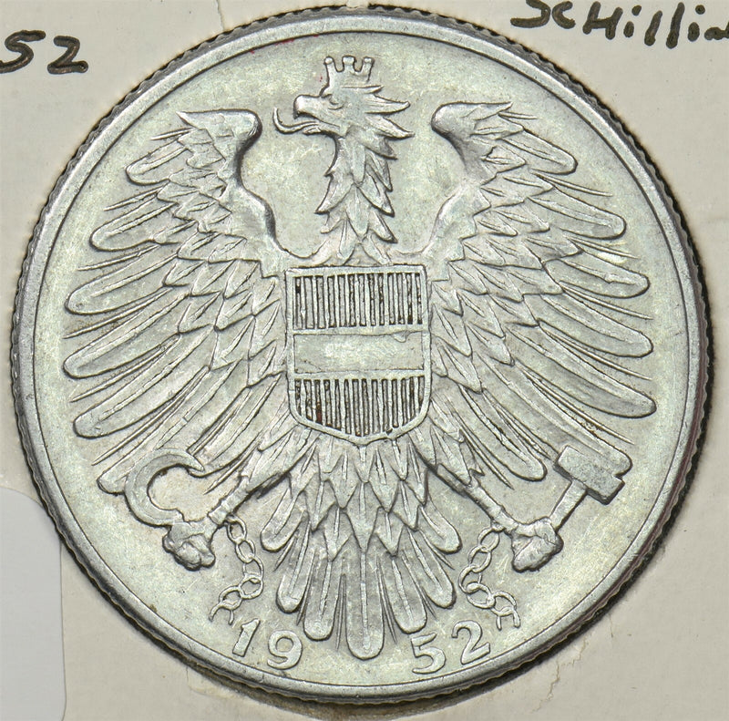 Austria 1952 5 Schilling Eagle animal P190389 combine shipping0