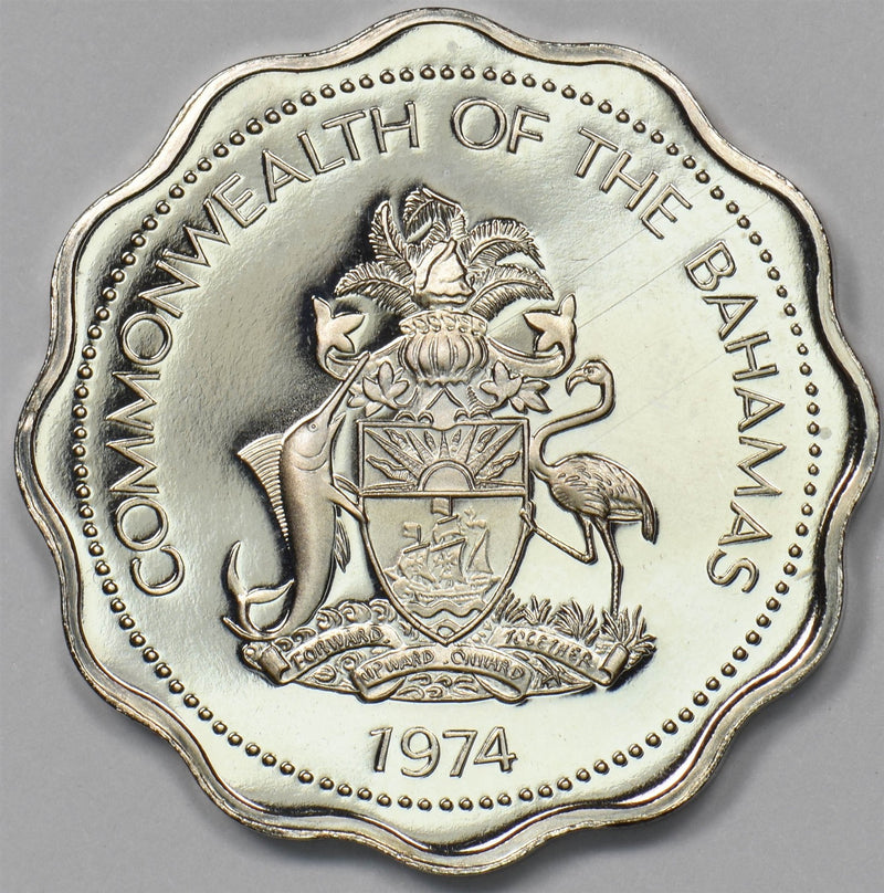 Bahamas 1974-f 10 Cents Two Bonefish P903481 combine shipping0