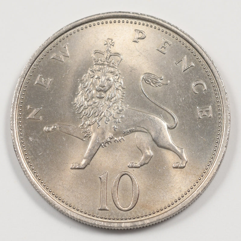 United Kingdom 1968 Elizabeth II 10 New Pence P9041990