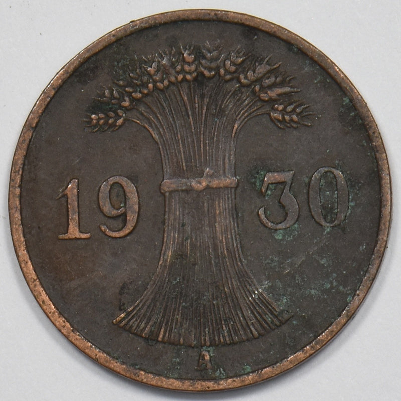 Germany 1930-A Weimar Republic Reichspfennig P9026920