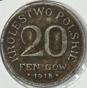 Poland 1918 20 Fenigow Eagle P190515 combine shipping1