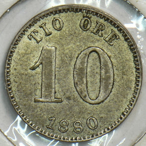 Sweden 1880 10 Ore P490034 combine shipping1