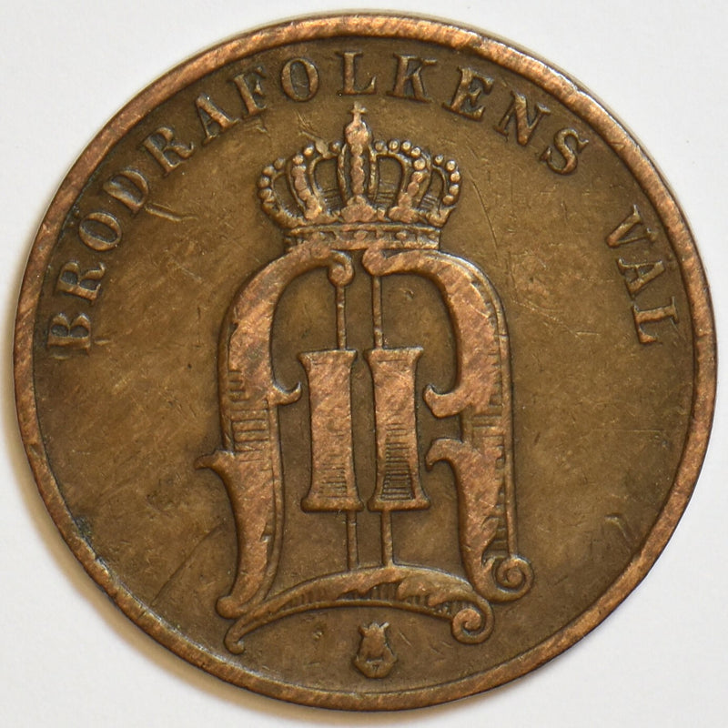 Sweden 1882 2 Ore P190023 combine shipping0