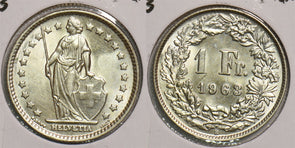 Switzerland 1963 Franc P290307 combine shipping0