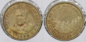 Nicaragua 1954 10 Centavos P290372 combine shipping0