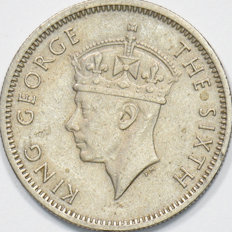 Malaya 1950 George VI 10 Cents P1509960