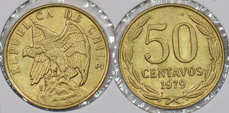 Chile 1979 50 Centavos Condor animal P190316 combine shipping0