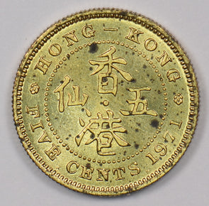 Hong Kong 1971 5 Cents P190266 combine shipping2