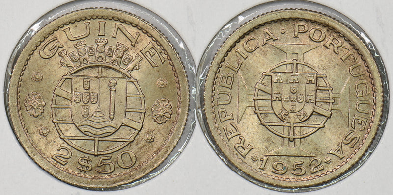Guinea 1952 2 1/2 Escudos P290365 combine shipping0