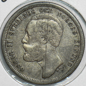 Sweden 1880 Krona Lion animal P490026 combine shipping0