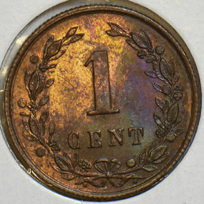 Netherlands 1898 Cent Toned UNC P490061 combine shipping1
