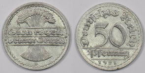 Germany 1921 50 Pfennig P190280 combine shipping0