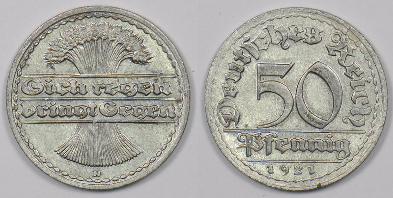 Germany 1921 50 Pfennig P190280 combine shipping0
